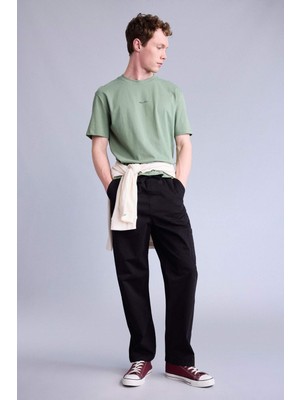 DeFacto Baggy Fit Elastik Bağlamalı Kargo Cepli Pantolon H3971AX26SM