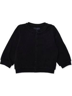 Hellobaby Erkek Bebek Basic Hırka Çıtçıtlı Bisiklet Yaka Uzun Kol