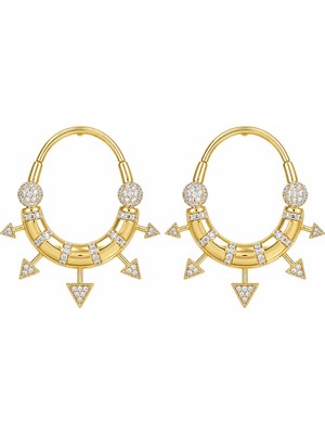Treasure&co. Altın Kadın Küpe TCAY-073