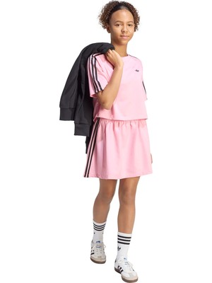 Adidas Pembe Kız Çocuk T-Shirt KD7832 Boxy Jersey