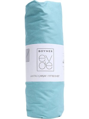 Boyner Evde Mavi Fitted Tek Kişilik Lastikli Çarşaf Nora