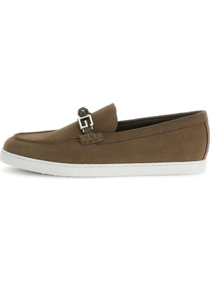 Guess Haki Erkek Loafer Heaws