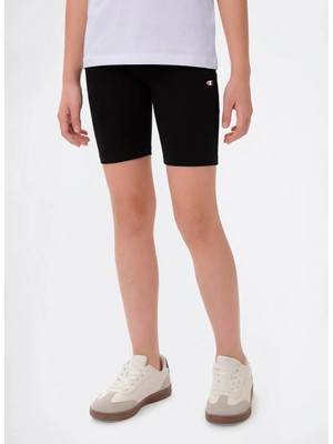Champion Siyah Kız Çocuk Tayt 405305-BIKER Pants