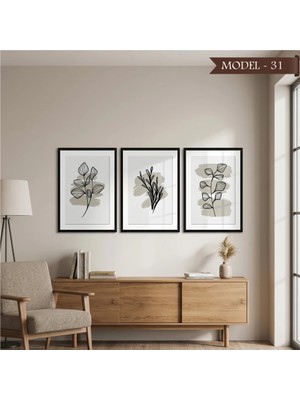 Akıllı Kağıt Cam Görünümlü Yapışkanlı Tablo Çiçek (Model- 31)