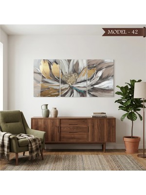 Akıllı Kağıt Cam Görünümlü Yapışkanlı Tablo Çiçek (Model- 42)