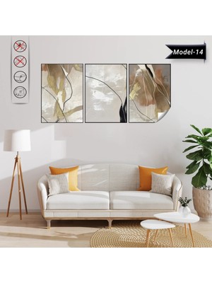 Akıllı Kağıt Statik Tutunma Özellikli Tablo - Poster Modern (Model- 14)