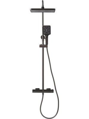 Pierre Cardin Molt Gun Metal Termostatik Duş Sistemi 50-PIE--MLT70-103