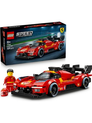 LEGO® Speed Champions Ferrari 499P 77261 - 9 Yaş ve Üzeri için Gerçekçi Detaylar İçeren Yaratıcı Oyuncak Yapım Seti (329 Parça)
