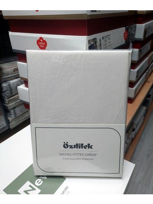 Özdilek Colourist Fitted Lastikli Tek Kişilik Battal Çarşaf Seti (120X200)-VANILYA