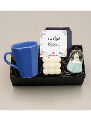 As Gift Mavi Kupa & Bubble Mum & Mavi Kar Küresi