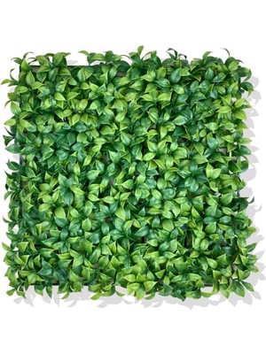 Cihan Çiçekçilik Yapay Açık Yeşil Limon Yaprağı Bitki Duvar Kaplama 50X50 cm