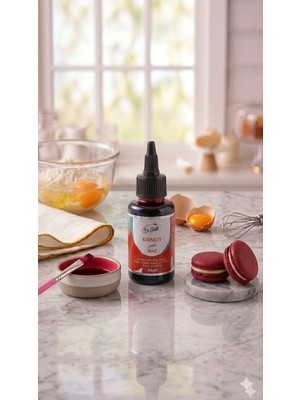 Rönesans Parti Dr. Gusto Kırmızı Renk Su Bazlı Likit Sıvı Gıda Boyası 60 Gram