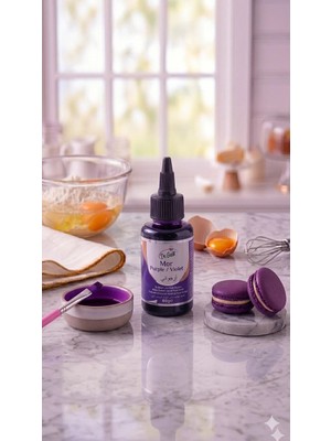 Rönesans Parti Dr. Gusto Mor Renk Su Bazlı Likit Sıvı Gıda Boyası 60 Gram