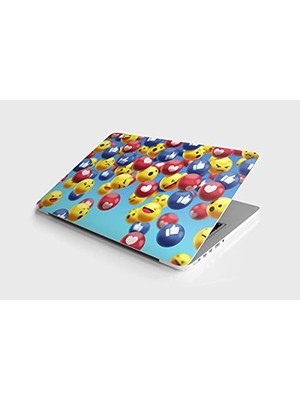 Laptop Notebook Pc Kaplama Etiketi Emojiler