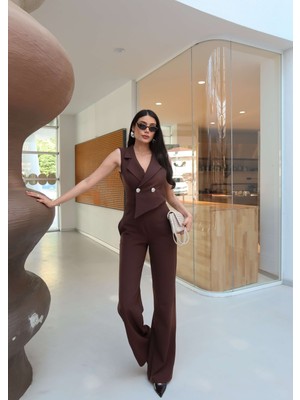 Esra Helvacı Eh Collection Kruvaze Detay Tulum