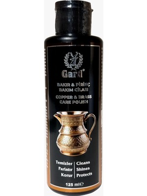 Gard Bakır & Pirinç Bakım Cilası 125 ml