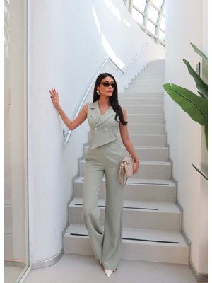 Esra Helvacı Eh Collection Kruvaze Detay Tulum