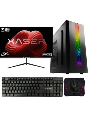 Xaser XSR1237 I3 13100F 32GB Ram 1tb SSD 2gb GT610 23.8" Monitör Ultra Performanslı Ofis Bilgisayarı
