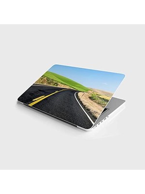 Laptop Bilgisayar Notebook Pc Kaplama Etiketi Yol