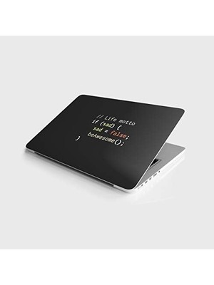 Laptop Notebook Pc Kaplama Etiketi Life