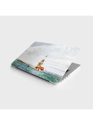 Laptop Bilgisayar Notebook Pc Kaplama Etiketi Kız Kulesi