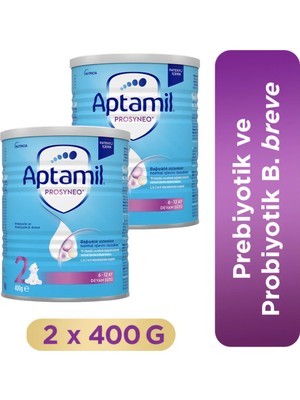 Aptamil Prosyneo 2 Prebiyotikli Probiyotikli Devam Sütü 400 Gr x2 Adet 800 Gr