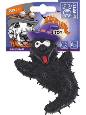 Halloween Black Wizard Köpek Oyuncağı