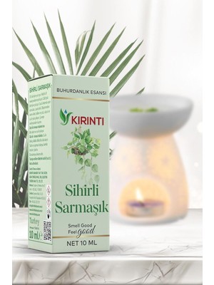 Sihirli Sarmaşık Kokulu Buhurdanlık Esansı 10 ml