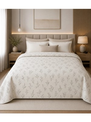 Pınarhome collection 100% Pamuk Digital Baskı Waffle Petek Pike Yatak Örtüsü Battal Boy 240X260 (Paket Içeriği Sadece Pike Yatak Örtüsüdür.)