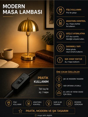 Lumexx Yeni Lungo Eskitme Masa Lambası