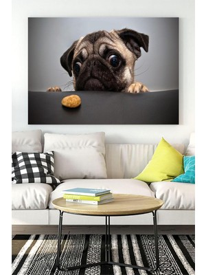 (PSTER16706) Köpekcik Eğlenceli Mizahi Kanvas Tablo 40 x 60
