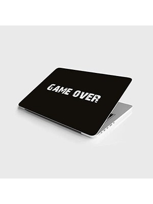Laptop Notebook Pc Kaplama Etiketi Game Over
