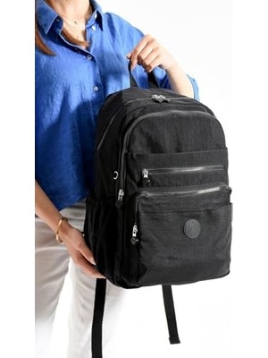 HBMB Store Louisiana Polo Bolsas Kadın Okul Sırt Çanta Siyah 1095