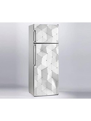 HBMB Store Buzdolabı Kaplama Dolap Kaplama Etiketi 3 Boyutlu Geometrik