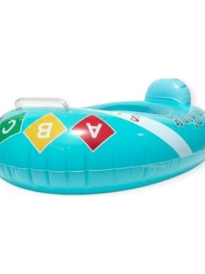 HBMB Store Oturaklı Bebek Yüzme Simidi Tutma Saplı Bebek Deniz Havuz Simidi Bebek Oturaklı Simit