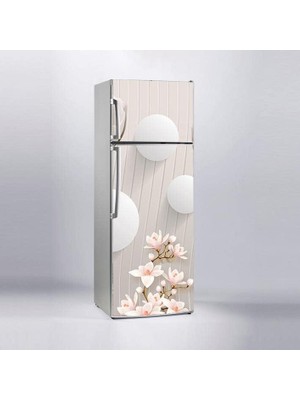 HBMB Store Buzdolabı Kaplama Dolap Kaplama Etiketi 3D Çiçek