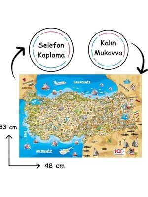 HBMB Store Türkiye Kültür Haritası Puzzle