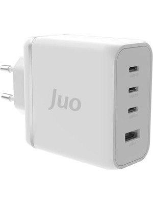 HBMB Store 100W 4 Portlu Usb-C + Usb-A Gan Şarj Aleti & & Notebook Uyumlu Pd Type-C Hızlı Şarj Cihazı Beyaz