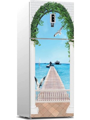 HBMB Store Buzdolabı Kaplama Dolap Kaplama Etiketi Deniz Kuş