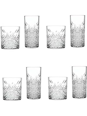 HBMB Store Viski ve Soğuk Kahve Kokteyl Bardağı 8 Parça Serisi 869526886658966AYBABASTORE