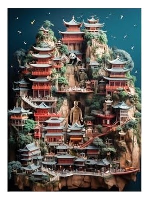 HBMB Store Puzzle - Çin / 1000 Parça Puzzle, #1186