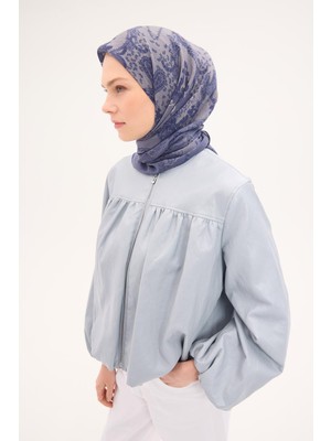 Silk Home Tencel Monare Eşarp Şal Desen Indigo 90X90