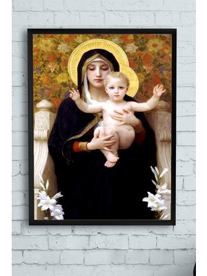 HBMB Store (PSTER10669) Dini Görsel Çerçeveli Tablo 3 (40X50CM)
