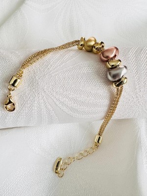 Devi Fashion Vip Seri Charm Bileklik 18 cm Artı Uzatma Zincirli