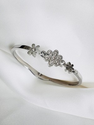 Devi Fashion Çelik Silver Bileklik 18 cm