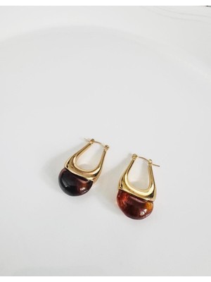 Devi Fashion Çelik Halka Vintage Küpe 4 cm
