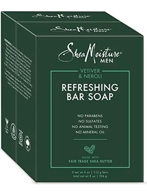 HBMB Store Shea Moısture Men Vetiver ve Neroli Canlandırıcı Sabun 2X113GR