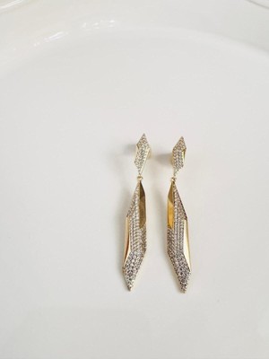 Devi Fashion Xuping Zirkon Taşlı Küpe 6 cm