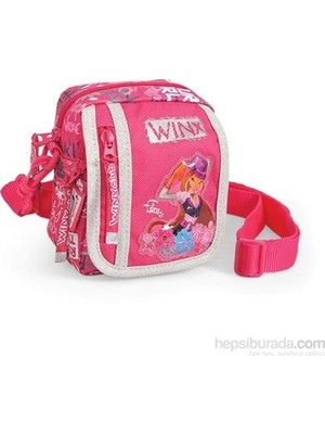 Yaygan 62442 Winx Omuz Çantası Kız Çocuk İçin Pembe 12 x 14 x 4 Cm Kapasiteli Üç Bölmeli