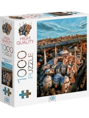 HBMB Store Ca Games Ayasofya Camii 1000 Parça 2,2mm Kalınlık 48X68CM Profesyonel Hobi Puzzle Yapboz Serisi
